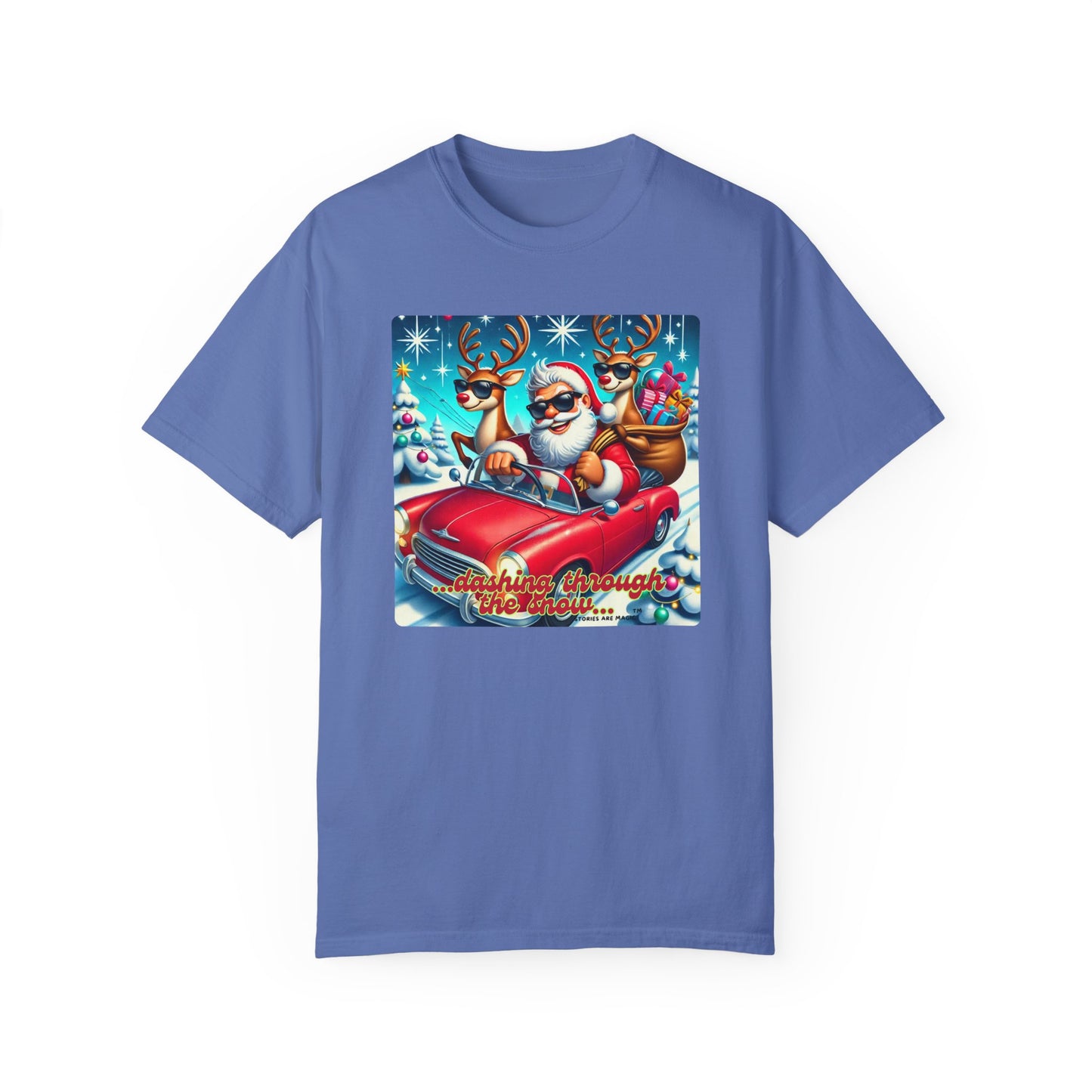 Dashing Through the Snow T-Shirt - Unisex Holiday Graphic Tee