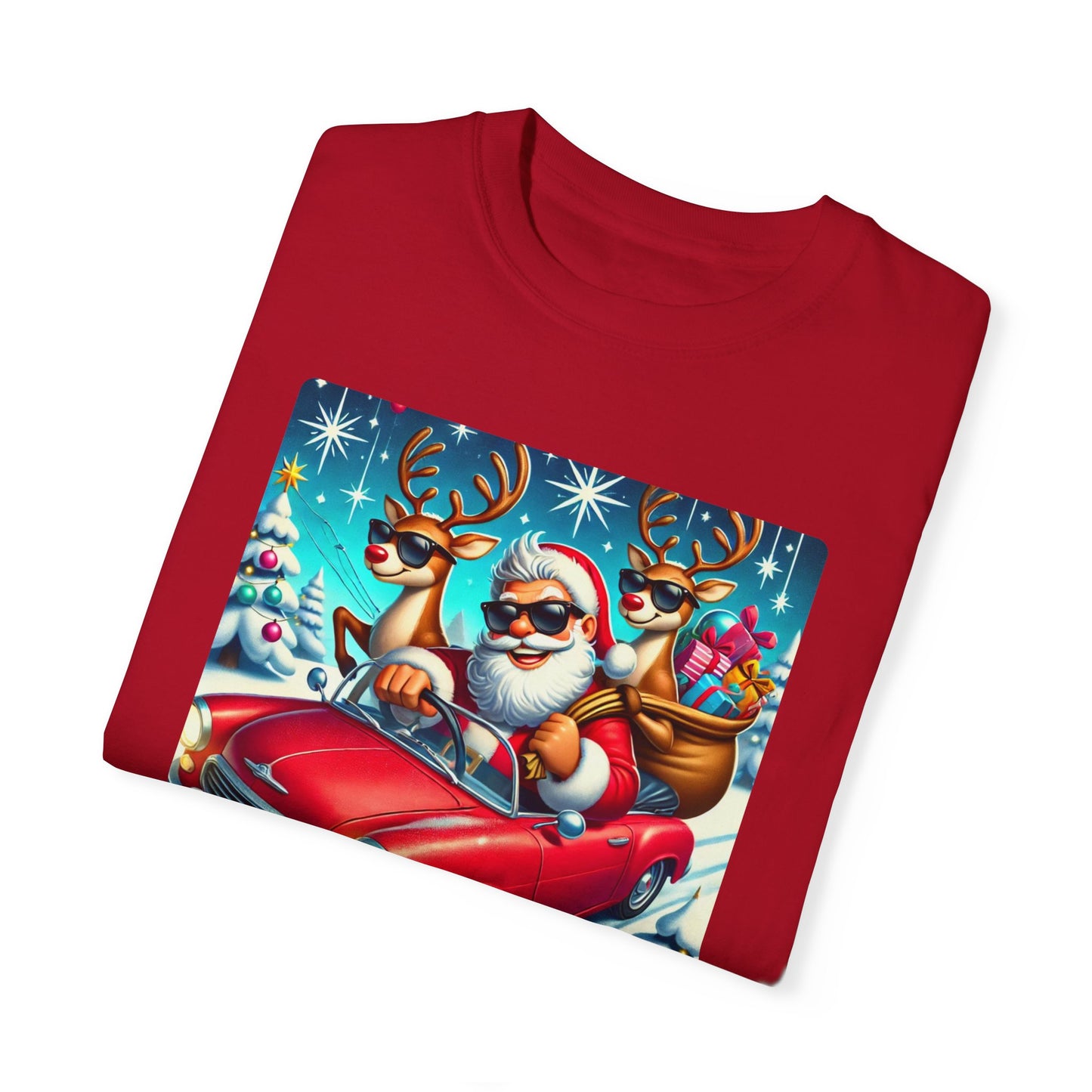 Dashing Through the Snow T-Shirt - Unisex Holiday Graphic Tee