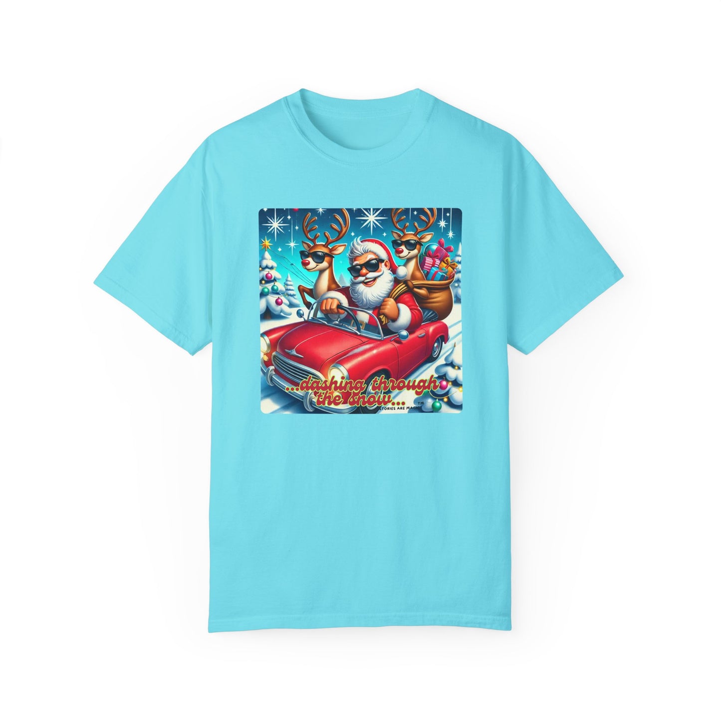 Dashing Through the Snow T-Shirt - Unisex Holiday Graphic Tee