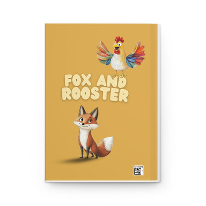 Fox and Rooster Hardcover Journal for Kids