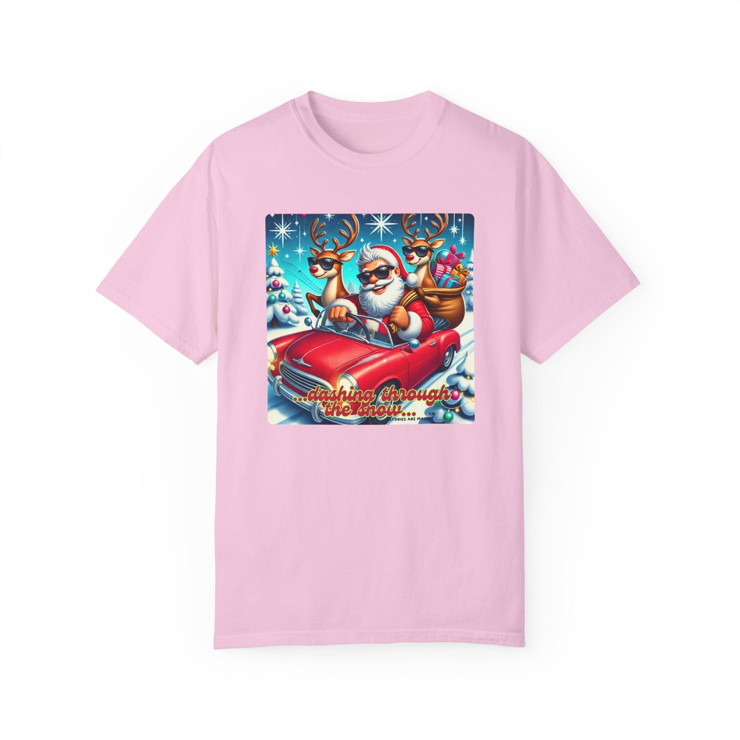 Dashing Through the Snow T-Shirt - Unisex Holiday Graphic Tee