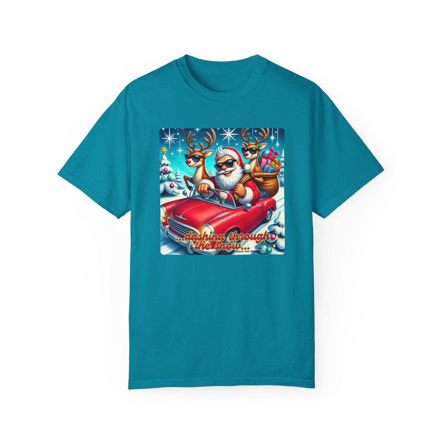 Dashing Through the Snow T-Shirt - Unisex Holiday Graphic Tee