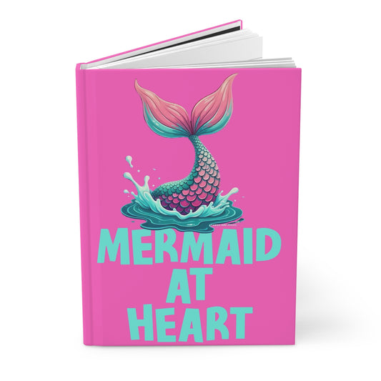 Mermaid at Heart Hardcover Journal