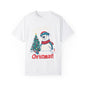 Christmas Polar Bear Unisex Garment-Dyed T-Shirt - "Snow Way I'm Missing Christmas!"